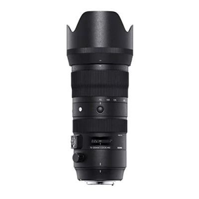 Imagen de Sigma F2.8 DG OS HSM Sports Teleobjetivo zoom 70 200 mm para Nikon, color negro
