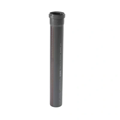 Imagen de Ostendorf HTsafe HT Rohr con manguito DN 75 mm 500 mm, gris