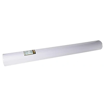 Imagen de Pro Nappe Ref 805001I Mantel desechable en Papel Gofrado único, estético y Profundo Rollo de 50 M Largo 1,20 Ancho Color Blanco