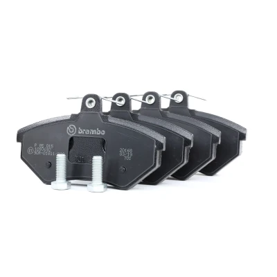 Imagen de BREMBO P 85 015 Juego de pastillas freno excl. contacto avisador desgaste con tornillos pinza sin accesorios