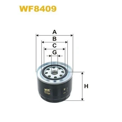 Imagen de WIX FILTERS WF8409 Filtro Combustible enroscable MITSUBISHI: L200 / Triton IV Pick up, V up