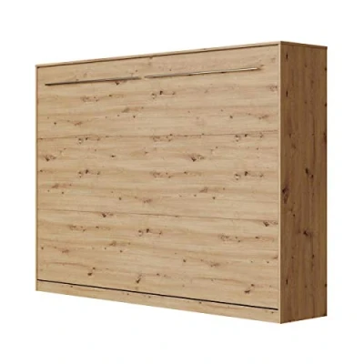 Imagen de SMARTBett Standard 140x200cm Horizontal Roble Salvaje Cama Abatible, De Pared, Plegable, Oculta