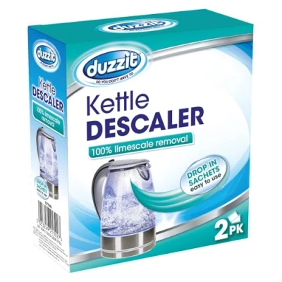Imagen de Sobre descalcificador de tetera Duzzit, bolsa limpiadora tetera, removedor cal 2 sobres