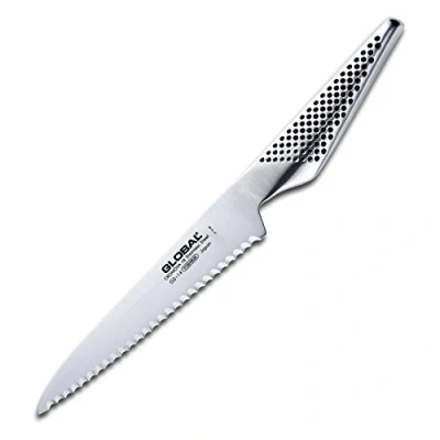 Imagen de Cuchillo Utilitario Dentado 15 cm Global GS 14