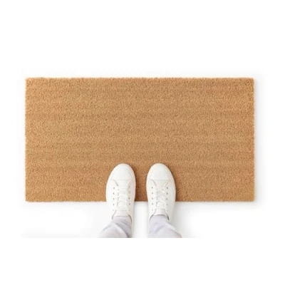 Imagen de LucaHome Felpudo Entrada casa 70x40cm Fibra de Coco con Base Antideslizante Exterior e Interior fácil Limpiar Resistente para hogar, Oficina, terraza y jardín