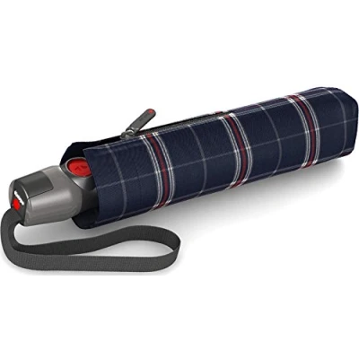 Imagen de Paraguas plegable hombre Knirps T.200 Medium Duomatic Check Navy