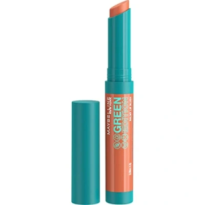 Imagen de Maybelline New York Green Edition Bálsamo labial con color hidratante y cuidado al instante, Tono 08 Desert