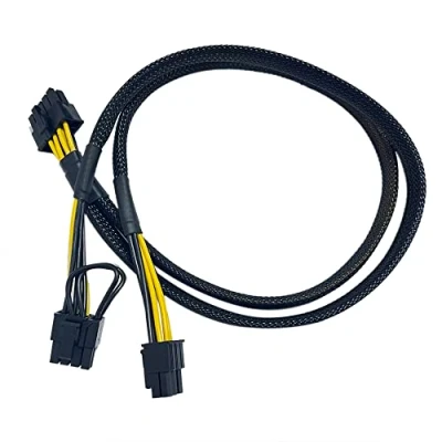 Imagen de Gintai Cable de alimentación para Dell Precision 5820 y GPU (50 cm, 10 pines hasta 8 + 6 pines)