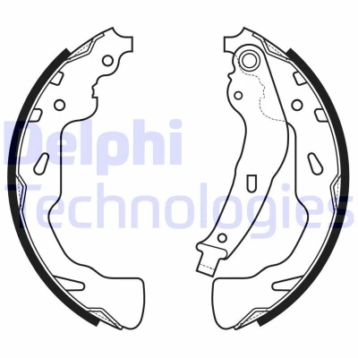 Imagen de Zapata de freno DELPHI LS2176