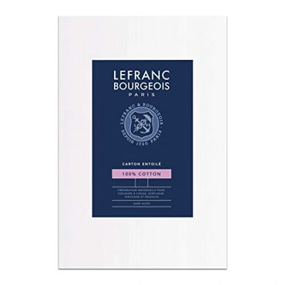 Imagen de Lefranc Bourgeois Cartones entelados, Algodón, Blanco, 33 x 22 0,6 cm