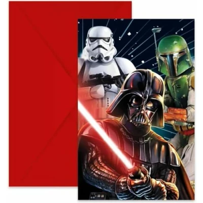 Imagen de Procos Tarjetas de invitación Star Wars Galaxy 6