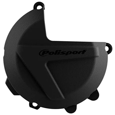Imagen de POLISPORT 8462500001 Protector de tapa embrague fabricado en poliamida resistente a los impactos compatible con motocicletas KTM, Husqvarna color negro
