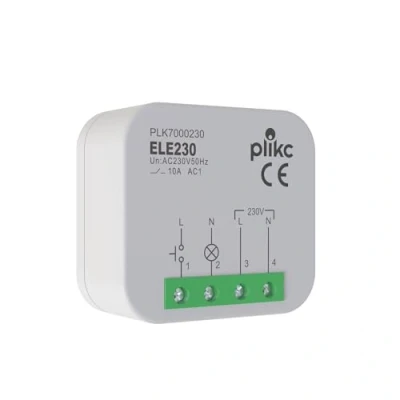Imagen de Plikc Relé electrónico silencioso biestable 230 Vac (normal ELE230)