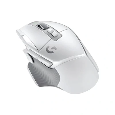 Imagen de Ratón gaming Logitech G G502 X Lightspeed, Inalámbrico, 25.600 ppp, Interruptores Lightforce, DPI ajustable, Carga USB C, Blanco