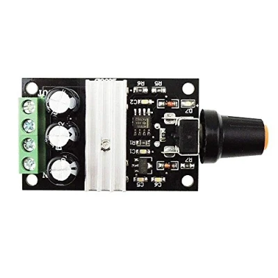 Imagen de DollaTek 6V 12V 24V 28V 3A 80W Controlador de Velocidad Motor DC (PWM) Interruptor Variable Ajustable Corriente Continua 1203B