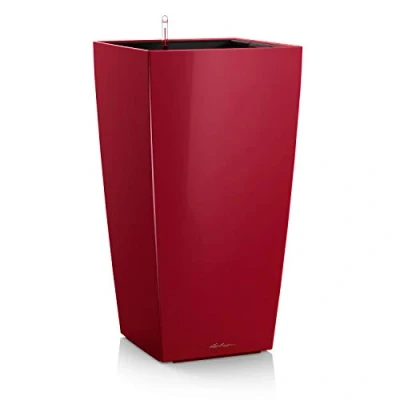 Imagen de LECHUZA Cubico Premium 40 Rojo Escarlata de Alto Brillo 18193