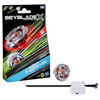 Imagen de Beyblade X, Scarlet Garuda 4 70TP Bx, Kit Inicial con Top y Lanzador
