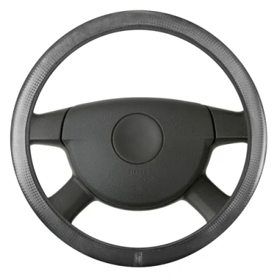 Imagen de Walser 16636 Funda de Volante Soft Grip Carbon 38 cm Negro, Coche, Protector Volante, Accesorios con Revestimiento Antideslizante, tamaño Universal