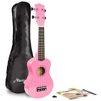 Imagen de Martin Smith Ukelele de tipo soprano con bolsa y libro acordes