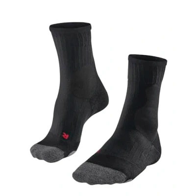 Imagen de FALKE PL2 M SO algodón hilo funcional anti ampollas 1 par, Calcetines de padel Hombre, Negro (Black 3000), 39 41