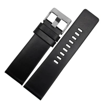 Imagen de Klauer Correa de reloj cuero 22 30mm cuero, Hebilla plata negra,
