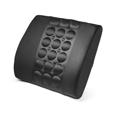 Imagen de Lifenaxx Cojín Ergonómico para la Espalda Espuma con Memoria, Funda Extraíble y Lavable, el Alivio del Dolor de Espalda, Corrección Postural Ideal Coche, Oficina, Hogar LX 022