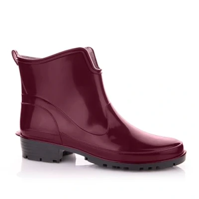Imagen de LEMIGO Botas de goma cortas Elke, borgoña, 41 EU