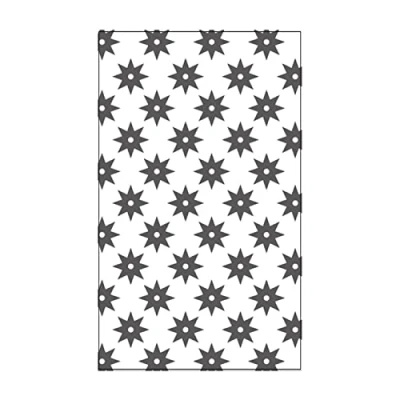 Imagen de Vaessen Creative Mini Carpeta de Embossing, Estrella Ocho Puntas, para Agregar Textura y Dimensión a Páginas Scrapbook, Tarjetas Otras Manualidades Papel, 7,6 x 12,7 cm