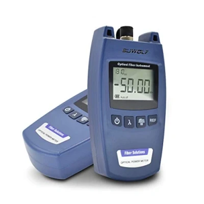 Imagen de SUWOLF 50dBm +26dBm FTTH Medidor de Potencia Fibra Óptica / Fiber Optical Power Meter,850nm 1625nm Portátil Probador Optica Tester