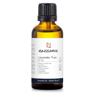 Imagen de Naissance Aceite Esencial de Lavanda Puro (No.102) 50ml Aromaterapia Natural, Dormir, Masaje, Cuerpo, Pelo, Relajación Humificador, Velas, Jabones, Difusor, Ambientador Vegano, No Deluido