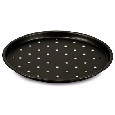 Imagen de Guardini, Pizza&amp;Manía, Molde para pizza congelada 32cm. Material: Acero con Revestimiento Antiadherente, Color Negro.