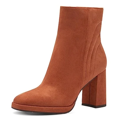 Imagen de MARCO TOZZI Mujer 2 25337 41, Botines de tacón, Herrumbre, 36 EU