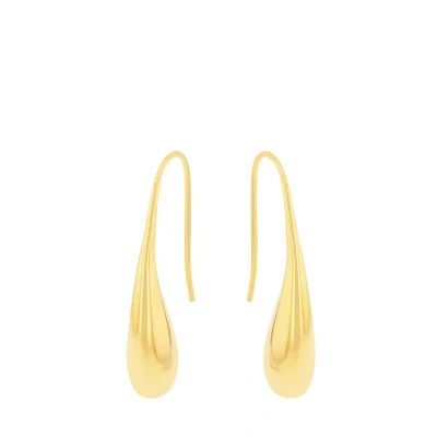 Imagen de s.Oliver pendientes de acero inoxidable señoras joyería del oído, 2,7 cm, oro, Viene en caja regalo joyería, 2035765