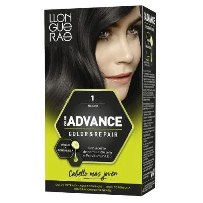 Imagen de Llongueras Color Advance Tinte Pelo Mujer Coloración Permanente Intenso Hasta 5 semanas Tono 7.34 Rubio Dorado Cobrizo