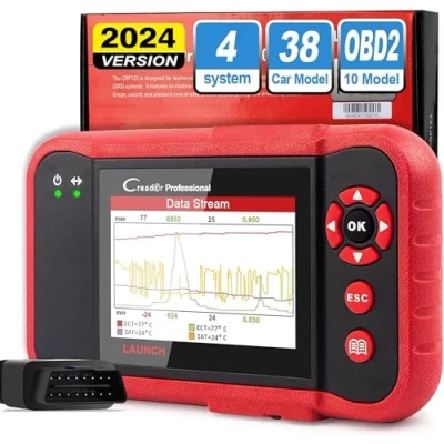 Imagen de LAUNCH CRP123 Diagnosis OBD2 coche, con Cable eléctrico, Escáner de motor / transmisión ABS SRS,Flujo datos en vivo, búsqueda DTC