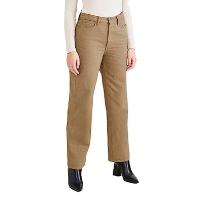 Imagen de Dockers High Waist Jean Cut Straight, Jeans para Mujer, Dorado (Harvest Gold), 28W