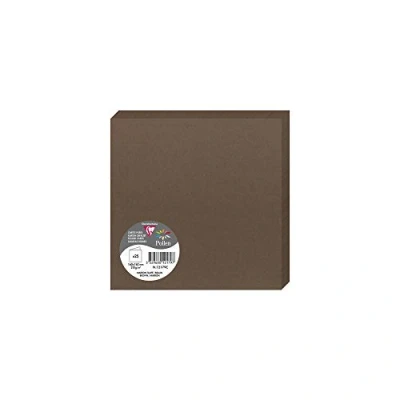 Imagen de Clairefontaine 2126 C Pollen Pack de 25 Sobres dípticas 16 x cm), color Marron Taupé 0.10