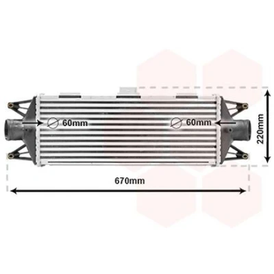 Imagen de VAN WEZEL 28004045 Intercooler IVECO: DAILY 3 Kasten/Kombi, Bus