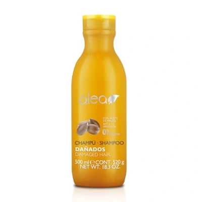 Imagen de ALEA Champú Reparador Pelo muy Dañado Línea Dañados 500 ml con Proteínas de Seda y Aceite Argán Sin Sulfatos ni Parabenos Recupera la Vitalidad del Cabello