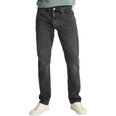 Imagen de Calvin Klein Vaqueros Hombre Slim elásticos, Negro (Denim Black), 32W/38L