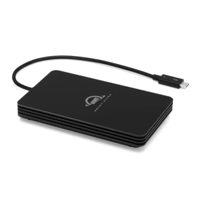 Imagen de OWC Unidad externa portátil Envoy Ultra Thunderbolt 5 de 4 TB, ultrarrápida con velocidades transferencia TB5 más 6000 MB/s, compatible TB3, TB4 y USB4, funciona Mac PC