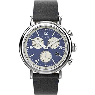 Imagen de Timex Reloj Cronógrafo para Hombres de Cuarzo con Correa en Cuero TW2V71100