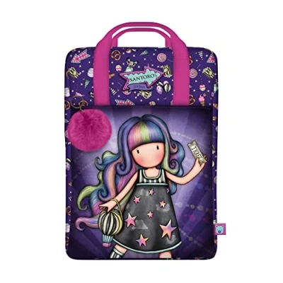 Imagen de Santoro 1131GJ02 Bolso Mochila Gorjuss Fairground Up and Away 25X36X10Cm, Multicolor, Talla única (1131GJ02)