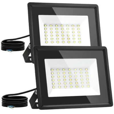 Imagen de Aigostar Foco LED Exterior 30w 2510 lúmen,Luz Impermeable IP65,Proyector &amp; Interior Blanco Natural 4000 K para Jardín,Patio,Garaje,Parque 2 piezas