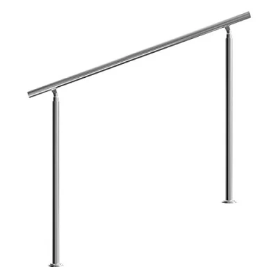 Imagen de Monzana Pasamanos para Escaleras 150cm Acero inoxidable Barandilla Interior Exterior Baranda Redonda