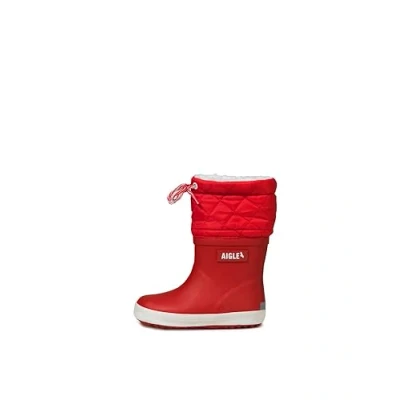 Imagen de Aigle Giboulee 2 Unisex Botas de agua para niños, Talla: 19, Rouge/blanc Zapatos