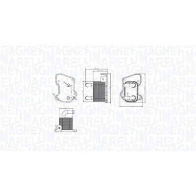 Imagen de MAGNETI MARELLI 350300002200 Radiador de Aceite OPEL: Astra H GTC, Hatchback, Berlina, VAUXHALL: Mk5 Kombi