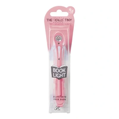 Imagen de IF Really Tiny Book Light (Pink) Compact Reading Lights for Books in Bed Flexible Clip On A Great Lamp with Batteries Included