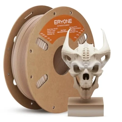 Imagen de ERYONE Matte PLA Filament 1.75mm,PLA For 3D Printer, Multicoloured PLA,+/ 0.03mm,1kg/Spool,Gradient Fossil