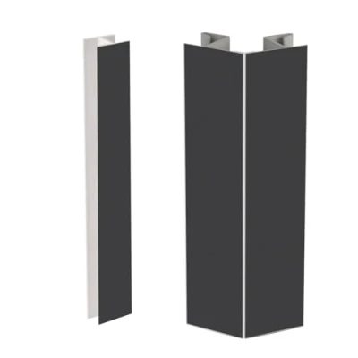 Imagen de Evotrade Accesorios Articulación Adicionales para Zócalo Cocina Esquina Flexible Universal Unión Zuecos Esquinas Variables 90º a +90º + Una Junta Central
